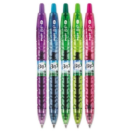 PILOT Pilot Corp Of America 36621 B2P Bottle-2-Pen Colors Recycled Retractable Gel Ink Pen - 0 .7 mm. 36621